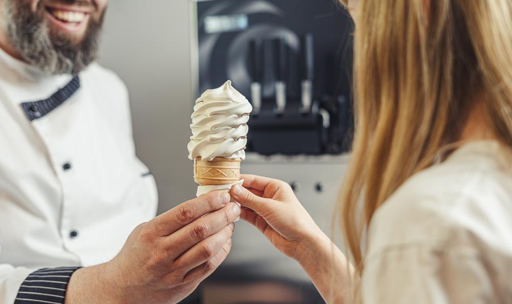 Gesundes Speiseeis Gesundes LYKKE-Eis