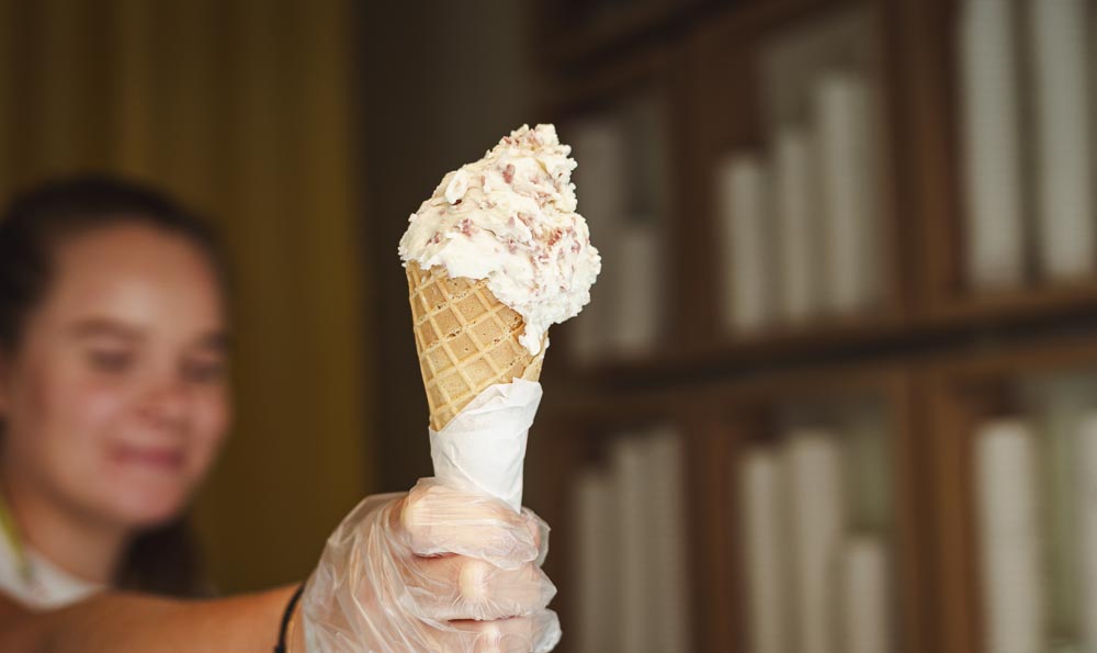 Hochwertige Eiscreme-Basis