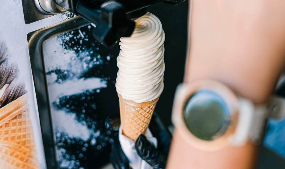 Verschiedene Eisformen – verschiedene Maschinen